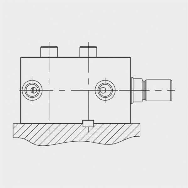 Block cylinder mounting Variant A