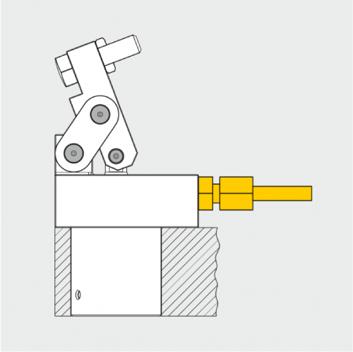 Hebelspanner mit Gewindeanschluss G1/8 oder G1/4 - Typ A