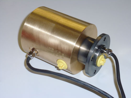 1-passage rotary coupling, transmits compressed air and electrical signals